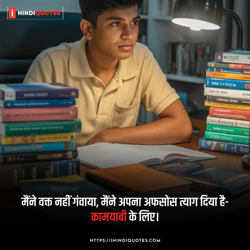 Study Tips Quotes in Hindi for Students
