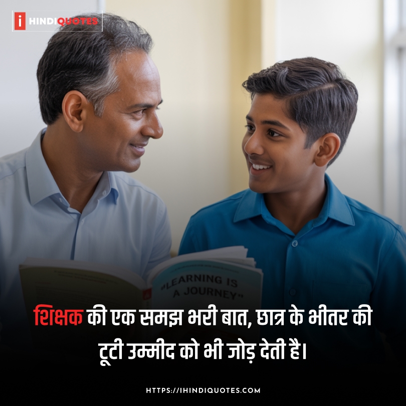 Teacher Student Quotes in Hindi motivation quote