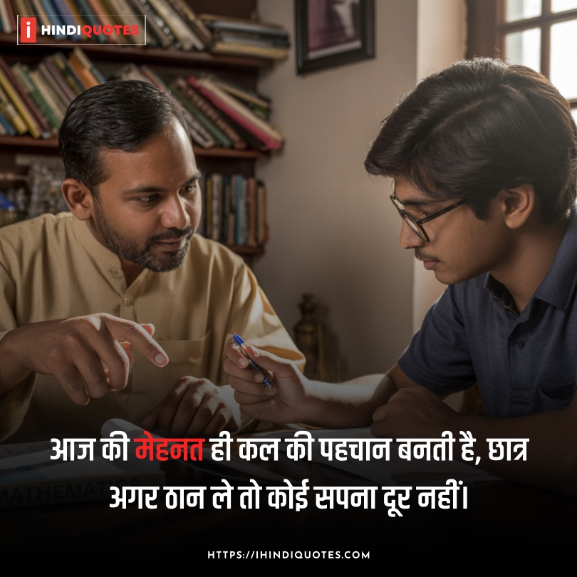 Teacher Student Quotes in Hindi teacher guidance