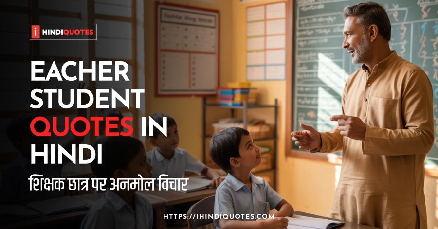 Teacher Student Quotes in Hindi