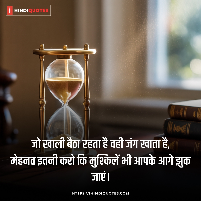Time management and discipline quotes in Hindi